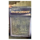 Bud Light wall hanging, hard plastic