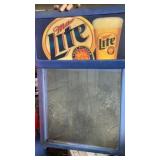 Miller Lite wall hanging, hard plastic
