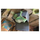 Frog and small toolbox