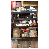 Tackle box and contents
