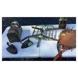 John Deere Disc, leather Pouch, Coffee Grinder,