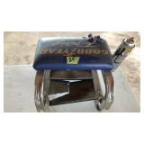 Goodyear Shop Stool HAS HOLE AND CRACK PLASTIC
