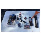 Flashlights, Tire Gage, Screwdrivers, Misc