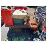 Heavy Duty Cart On Casters and misc
