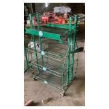 Wish bone display cart