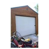 Portable storage building with 9