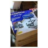 NIB Goodyear adjustable shop seat on rollers