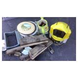 Small pile, flue cover, minnow bucket, pail,