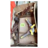 2 planers and garden hose splitter