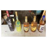 Assortment Of Liqueur 5 Bottles