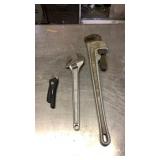 Ridgid 24" Aluminium Pipe Wrnehc, 15" Crescent