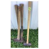 Picks and sledgehammer