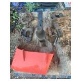 Pintle Hitches, Pipe vise, Mower deck gaurd
