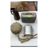 Oil Funnel, Lunch Pale, water Can,