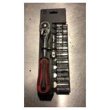 Autocraft 12 pc Ratchet Socket Set 1/2" drive