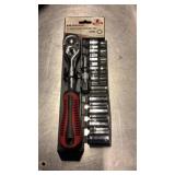 Autocraft 12 pc Ratchet Socket Set 1/2" drive
