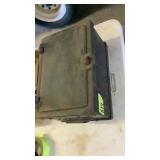 Heavy metal safe with lock (Pennsylvania railroad