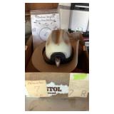 Houston silver belly cowboy hat with hat band