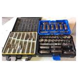 Drill bits & case, tool kit