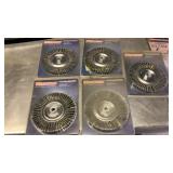 Westward 6-7/8 Inch Stringer Bead Knot Wheels (5)