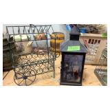 Market cart decor, Thomas Kinkade indoor lantern