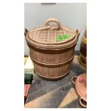 Cookie jar water well basket