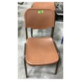 Iceberg stackable hard plastic chairs, qty 5