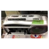 First aid kit portable radio/cassette tape