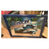 Busch fishing wall hanging