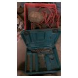 Drop Light, Drill Bits, Speakers