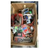 Misc garage and shop items, drills, locking