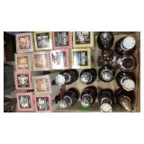 Avon bottles, chess pieces