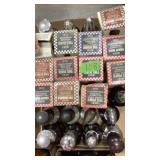 Avon bottles, chess pieces