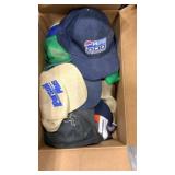 Box of hats, belts