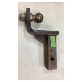 Trailer receiver with 2" ball