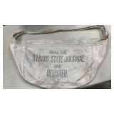Canvas bag used to carry newspapers IL State