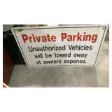 Private Parking Sign