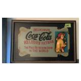 Coca-Cola wall hanging