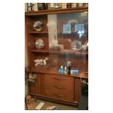 Mid century modern China cabinet, no contents