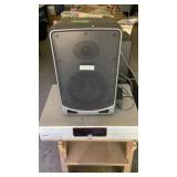 Magnavox DVD recorder, Samson & Samsung speakers