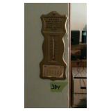 Sweaty Coal & Feed Co. Thermometer and Calendar