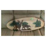 Wood Carving of Deer