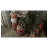 Lawn sprayer, fire extinguisher, water can and