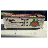 Miller High Life train car