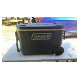 Coleman cooler on wheels