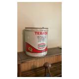 Texaco oil 5 Gallon Can