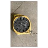 Cord reel with outlets