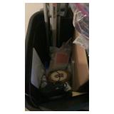 Tub with Wahl handheld massager, playing cards,