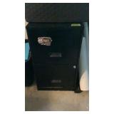 2 drawer file cabinet and contents