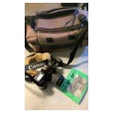 Canon camera and soft case